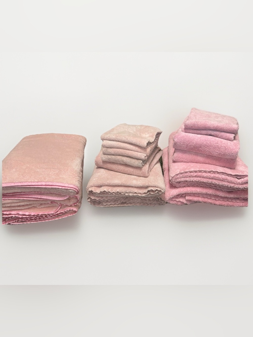 16 Pc PINK MICROFIBER Towels for Dorm/Apartment